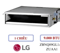 Máy lạnh giấu trần nối ống gió LG Inverter 1.0 HP (1 Ngựa) ZBNQ09GL1A0 