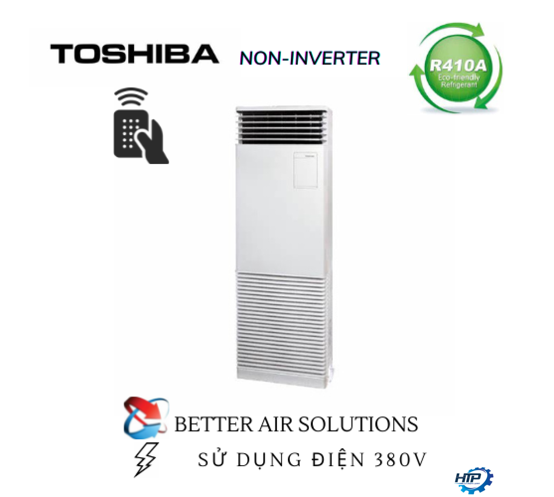 MÁY LẠNH TỦ ĐỨNG TOSHIBA - 380V - RAV-360ASP-V - 4.0HP