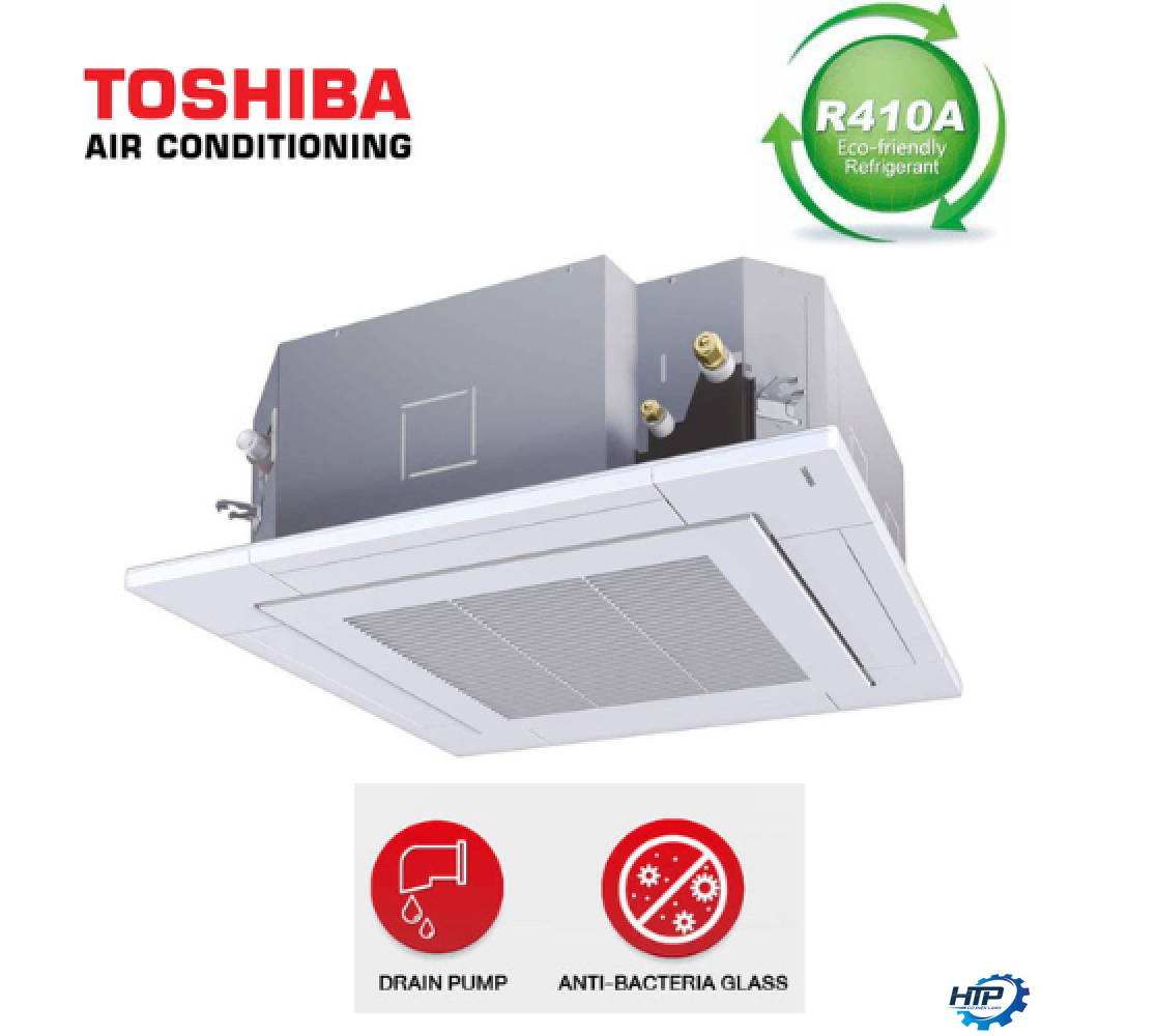 MÁY LẠNH ÂM TRẦN TOSHIBA - CASSETTE - RAV-240ASP-V - DÒNG ĐIỆN 220V - REMOTE - BƠM NƯỚC NGƯNG - 3.0HP