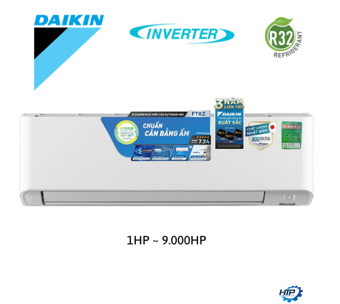MÁY LẠNH TREO TƯỜNG DAIKIN - INVERTER - CAO CẤP - FTKZ25VVMV - 1.0HP