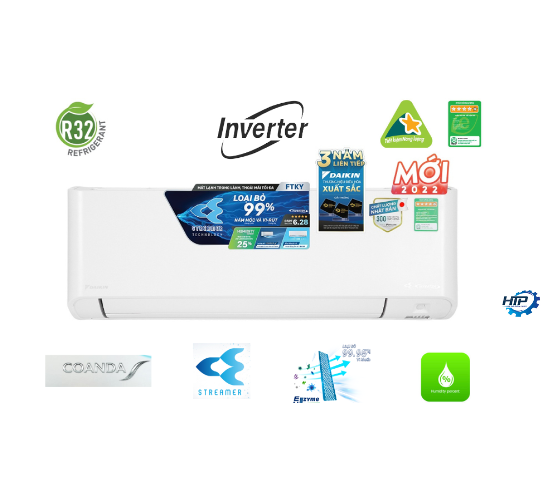 MÁY LẠNH TREO TƯỜNG DAIKIN - INVERTER - NEW 2022 - FTKY25WAVMV - 1.0 HP