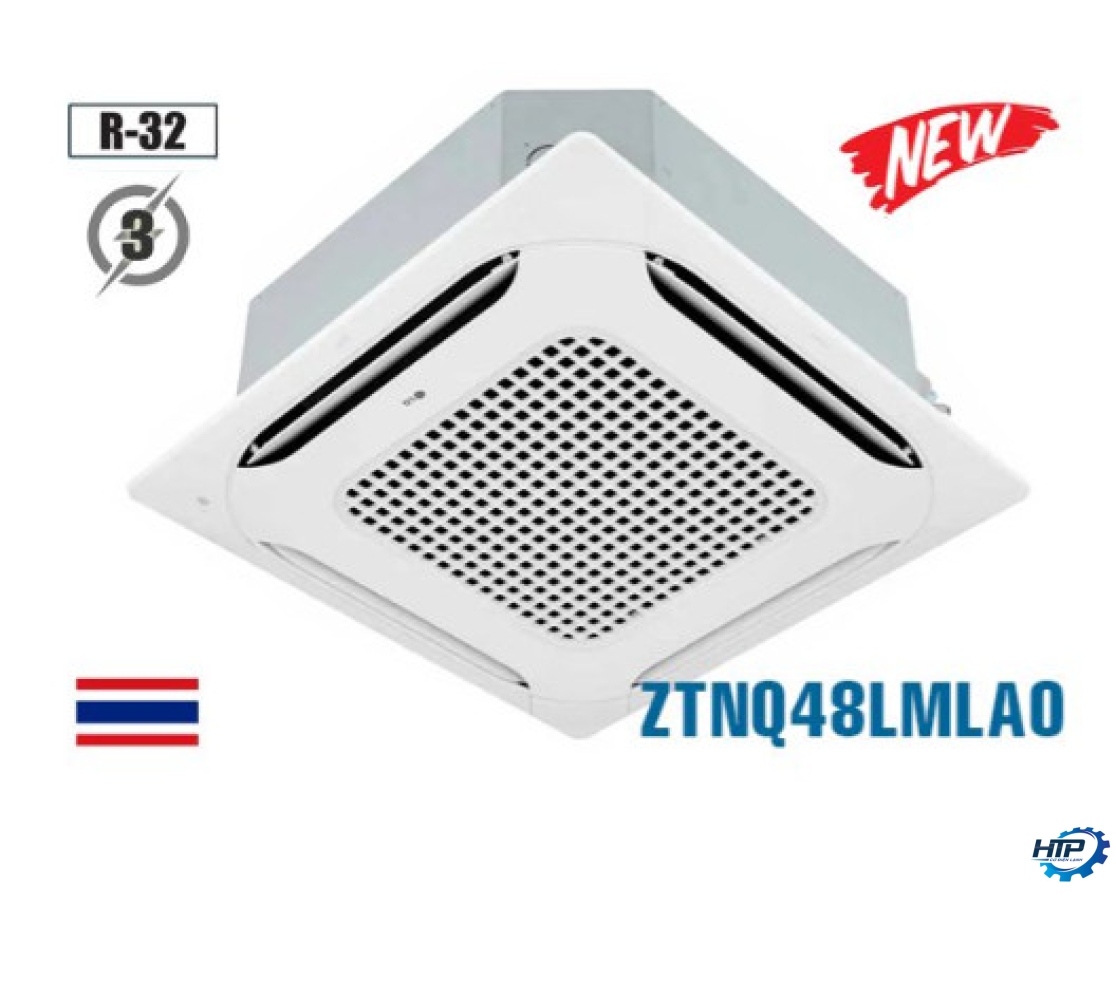 Máy lạnh âm trần LG Inverter 5.0 HP (5 Ngựa) ZTNQ48LMLA0 - 4 hướng thổi - ĐIỆN ÁP 3PHA - 380-415V - BƠM NƯỚC NGƯNG - REMOTE CÓ DÂY
