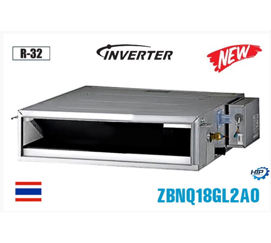 Máy lạnh giấu trần nối ống gió LG Inverter 2.0 HP (2 Ngựa) ZBNQ18GL2A0 - Áp suất tĩnh thấp