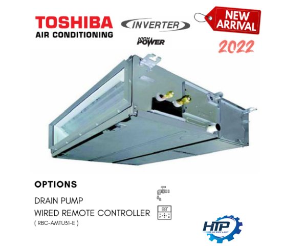 MÁY LẠNH GIẤU TRẦN TOSHIBA - INVERTER - NEW 2022 - RAV-GV2401AP-V - 3.0HP